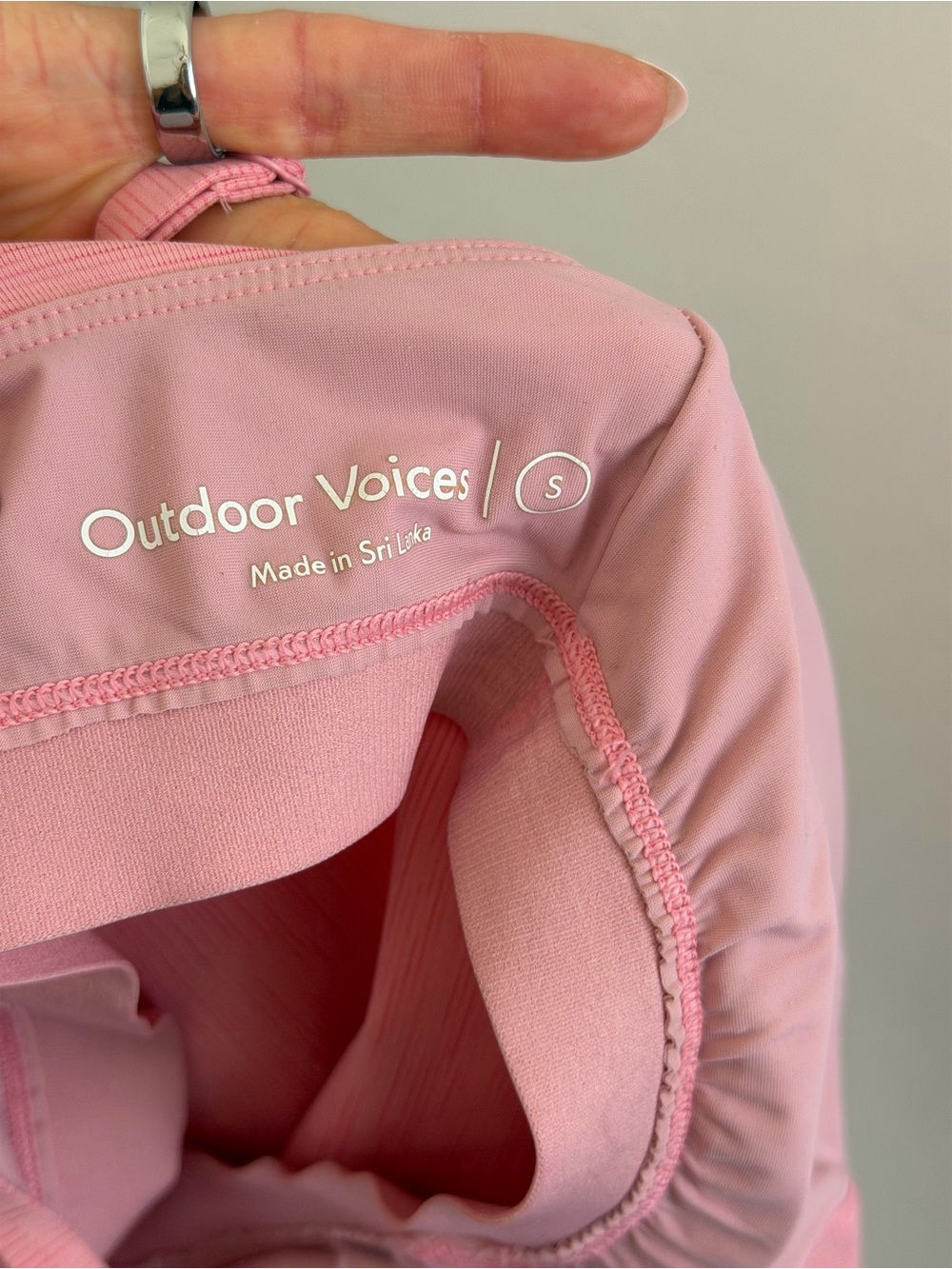Outdoor Voices TechSweat Move Free Tank - Bubblegum Pink - Picture 5 of 7